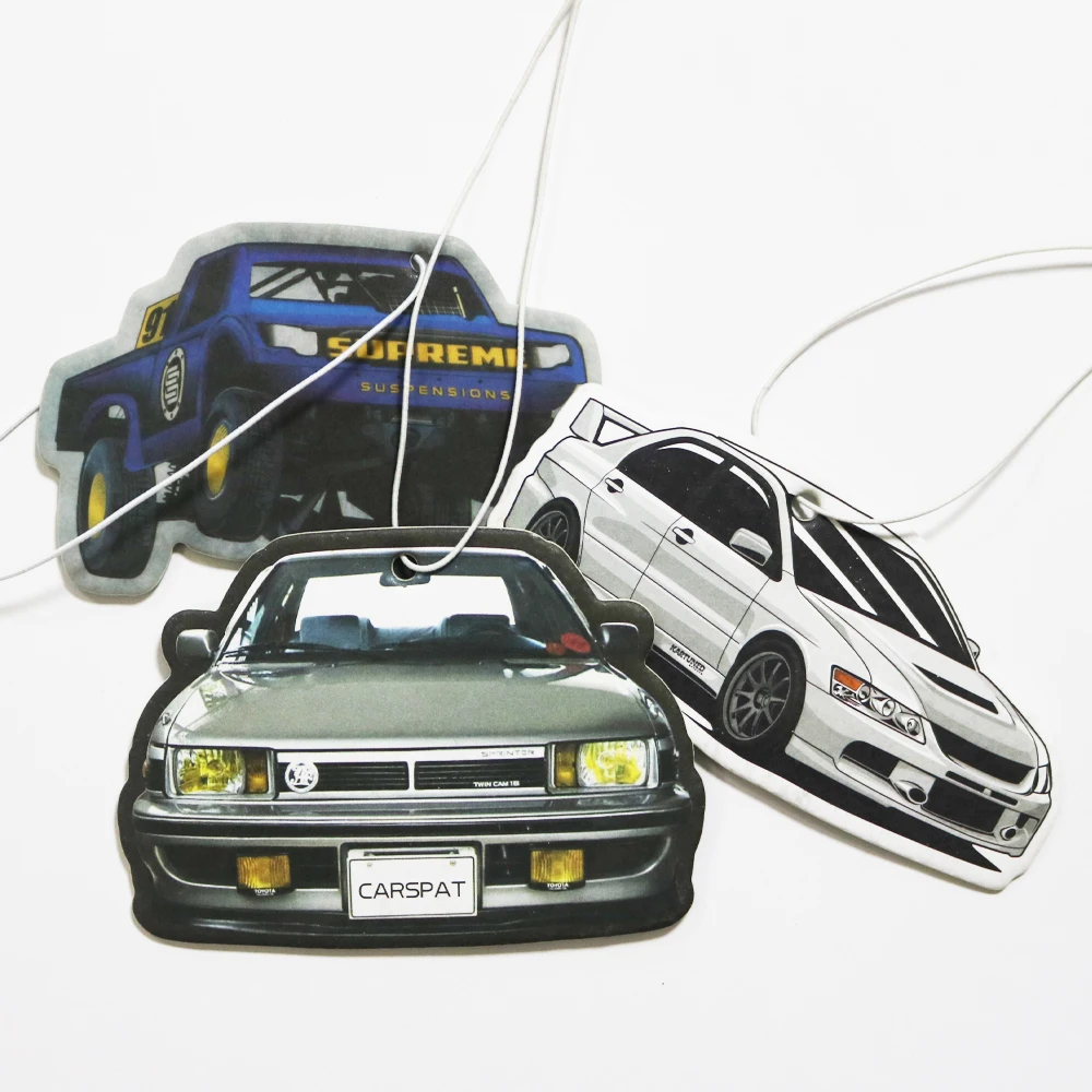 Chembo JDM Car Air Freshener Custom Logo Aroma Scents Pendent Hanging Turbo Air Fresheners Car Leather Fragrance Auto