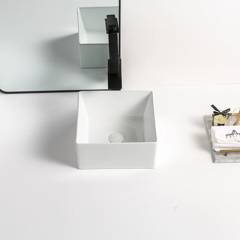 Modern Bathroom Small Ideas Ceramic Hand Wash Basin Table Top Mini Art Basin Bathroom Sink In Inches