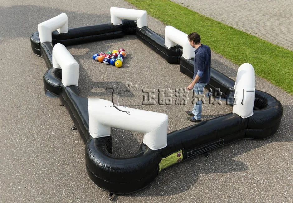 Custom inflatable sport game inflatable billiard table inflatable air snooker ball for sale