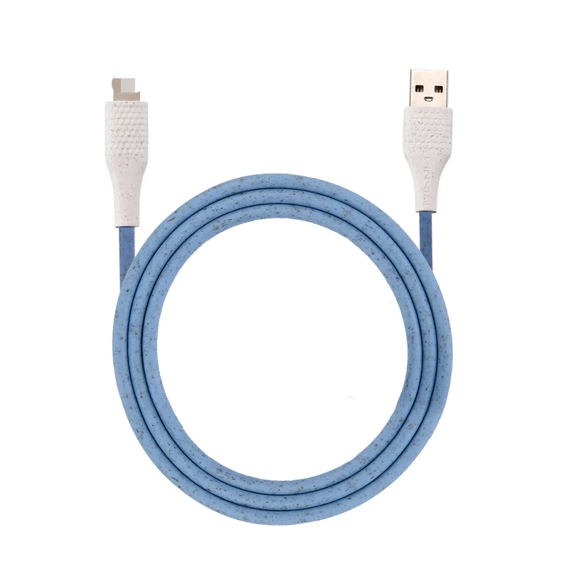 factory outlet Wheat straw usb a to c  data cable super fast charging usb data cables type-c usb cable for phone