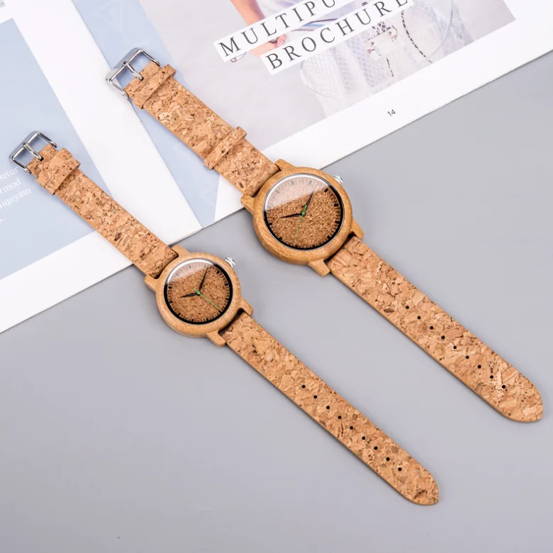 Couple Watch Quartz  Vintage Style Custom Made OEM  Bamboo WristQuartz Wood Watch for Men Women Latest Couple Wooden Watch
