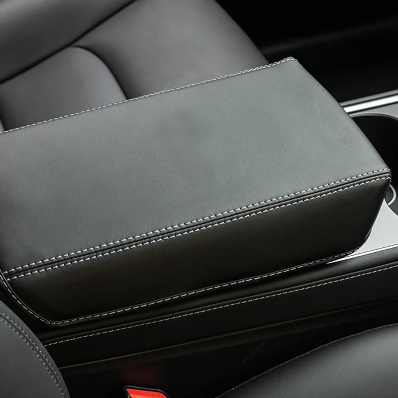 Wholesale Center Console Cover Arm Rest Covering ABS Car Central Armrest Box Protective Cover for Tesla Model 3 Mode Y