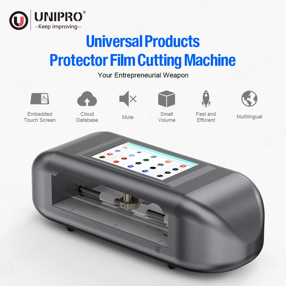 Автоматическая машина для резки гидрогеля UNIPRO для защиты экрана мобильного телефона из ТПУ