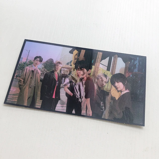 Custom design Kpop idol event lenticular printing 3D card photocards
