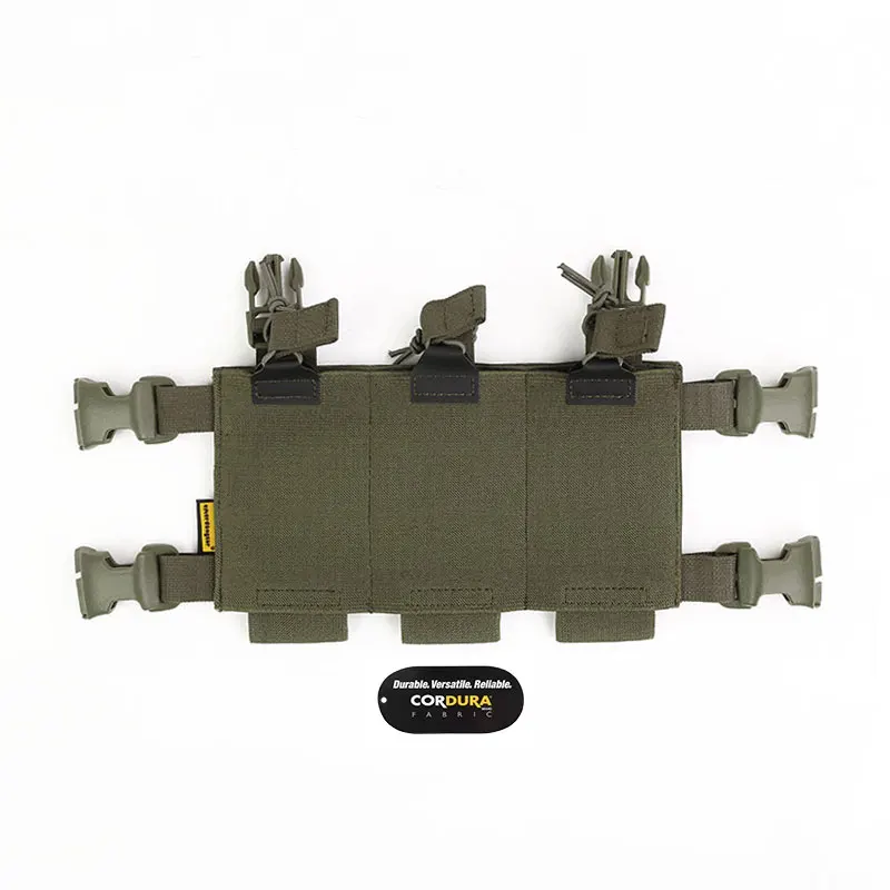 Emersongear 500D Cordura Нейлоновая тактическая Шестерня Mag Сумка Многофункциональная 5 56 Тройная сумка для магазинов панель