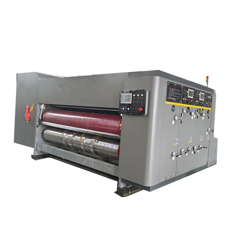 pizza box die cut paper packing boxes making machine automatic for corrugated paper box
