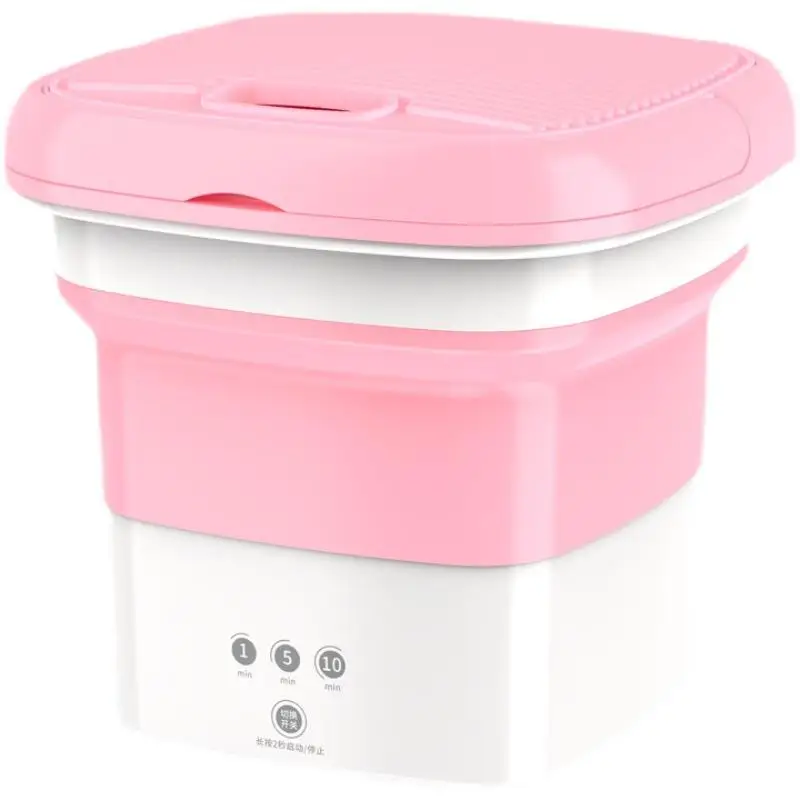 Household Collapsible Mini Washing Machine Small Size Ultrasonic Automatic Other Underwear Washing Machine For Socks