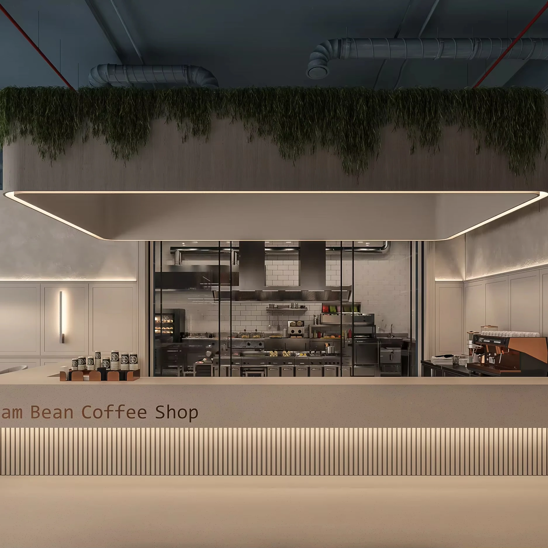 Подгонянная витрина для кофейного магазина напитков фурнитура бара