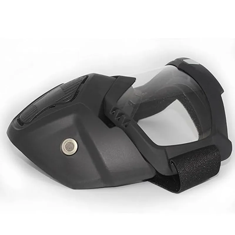 Motorcycle Full Face Mask Goggles with Mouth Filter Open Face Helmet Motocross Riding Dirt Bike ATV Goggles