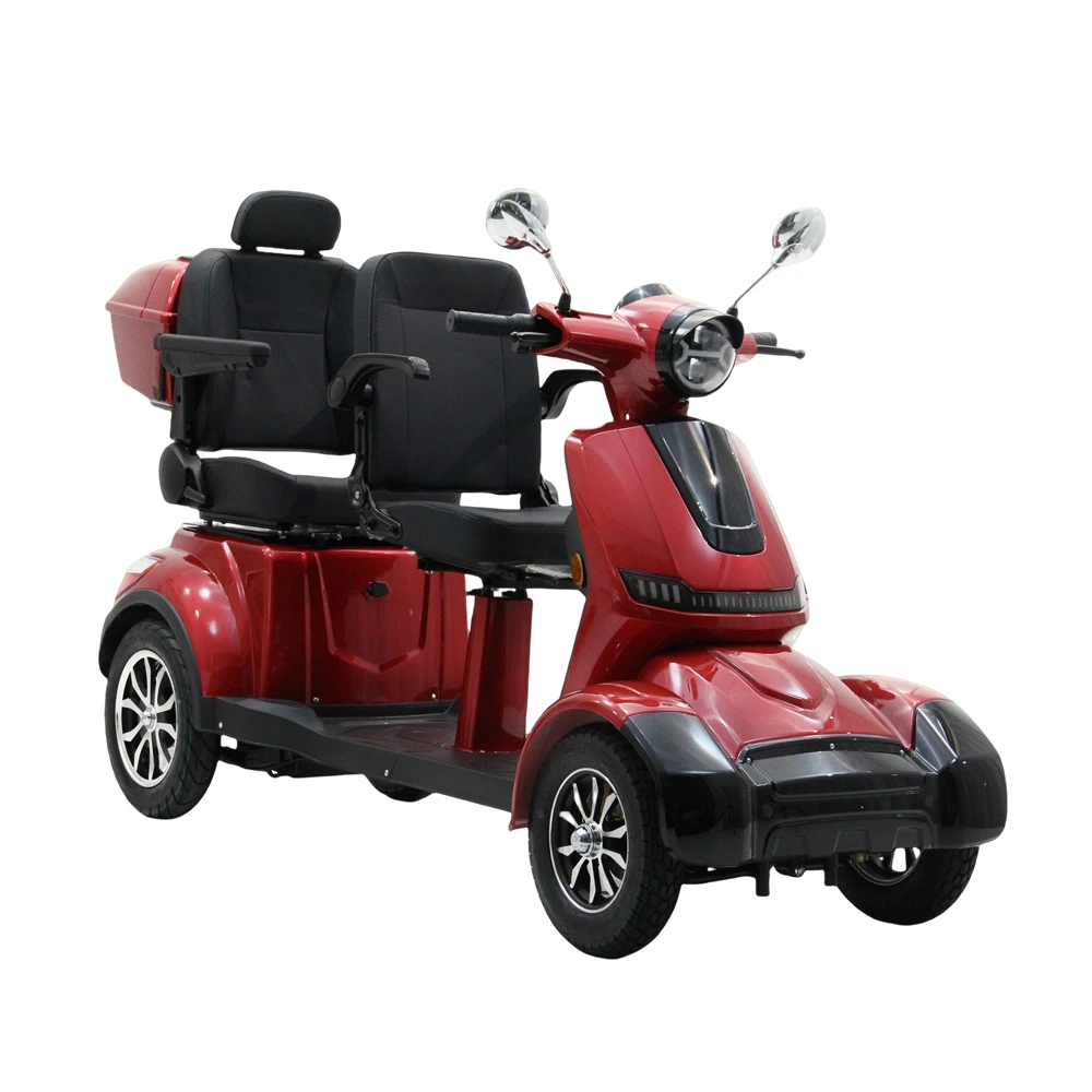 60V1000W 4 wheel 2 seats 2 seater electric mobility scooters