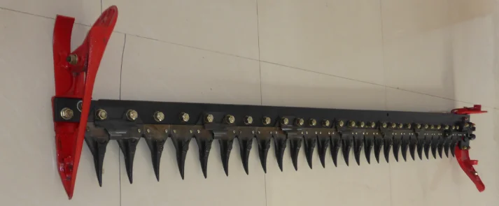 Harvester cutter bar assembly for harvester lawn mower