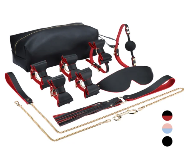 Jiacaihui, высококачественная искусственная кожа, секс-продукция для взрослых, наручники, набор для связывания, товары для связывания