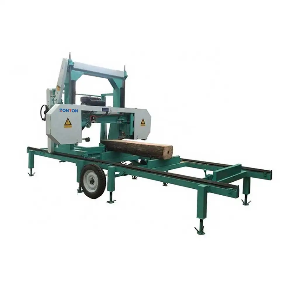 Дизельный двигатель, Горизонтальная ленточная пила для бревен