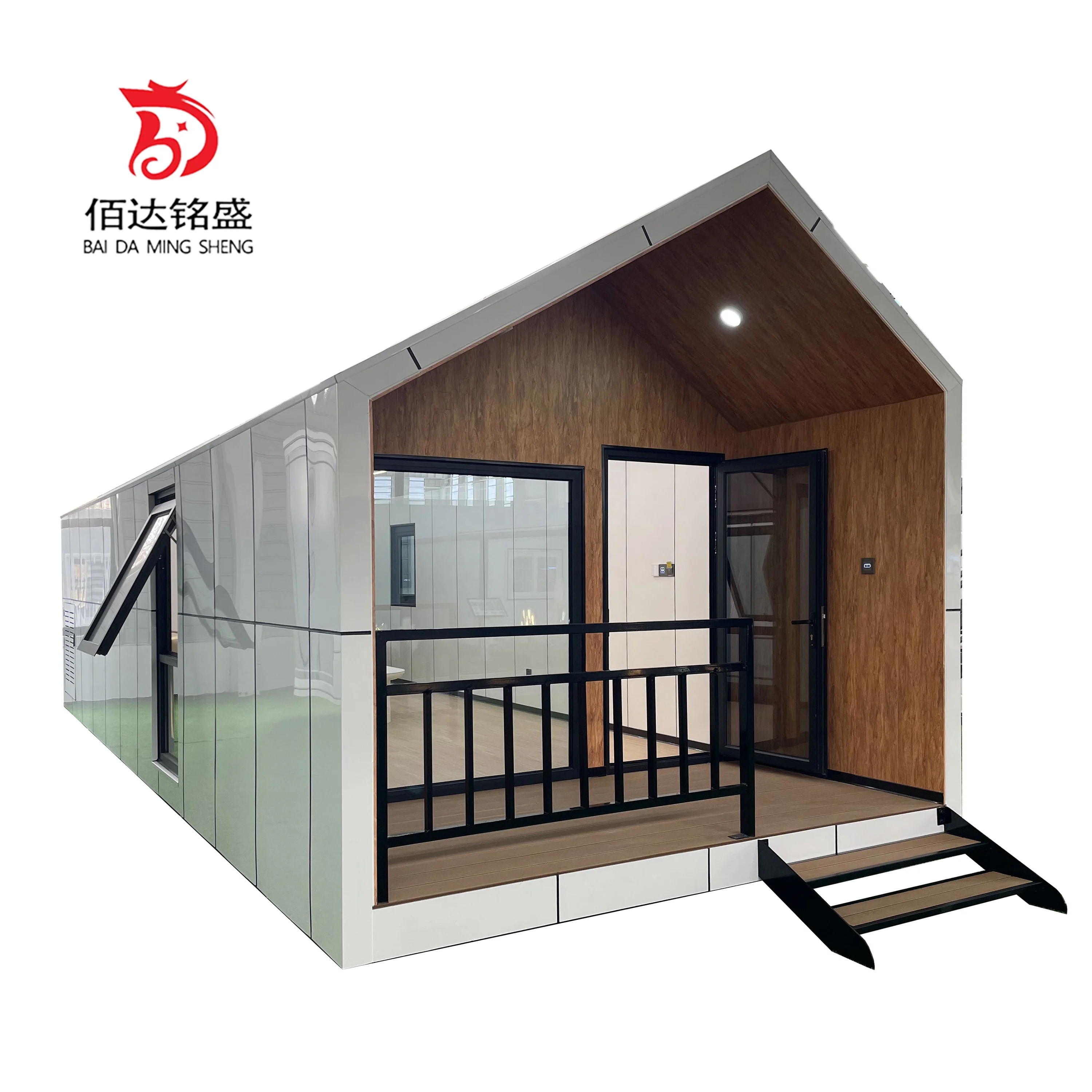 China Specializes Production Houses Triangular Holiday Houses Finely Decorated Prefabricated Houses