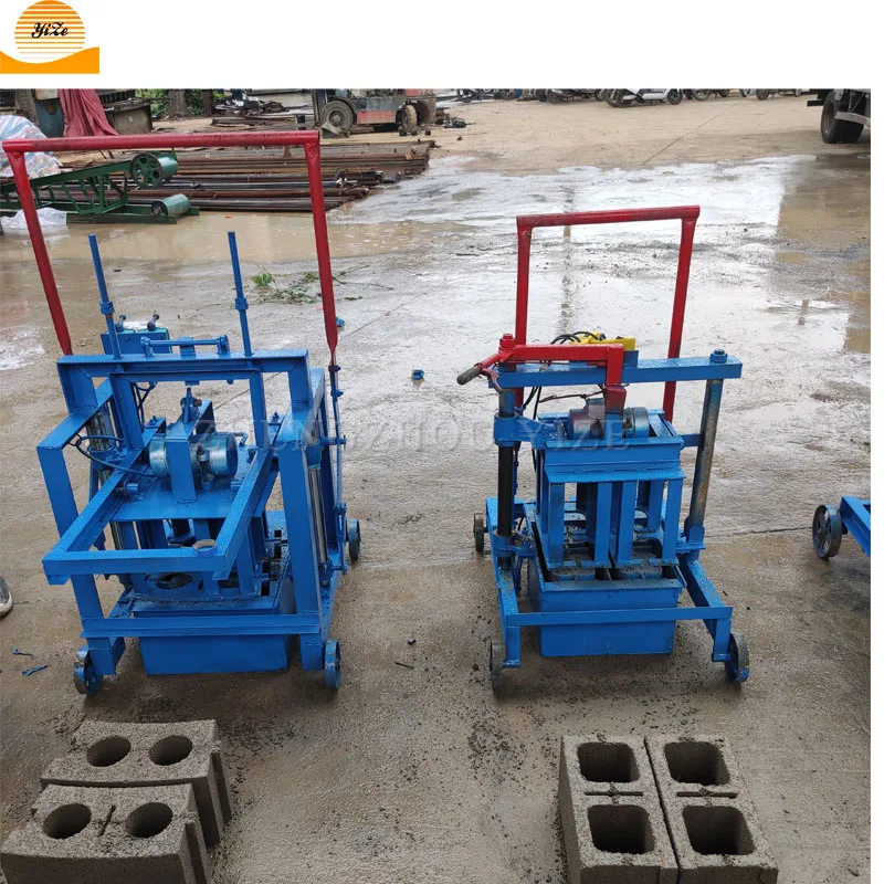 Industrial ecological cement brick moulding maker small solid brick making machines hollow block cement  brick making machinery