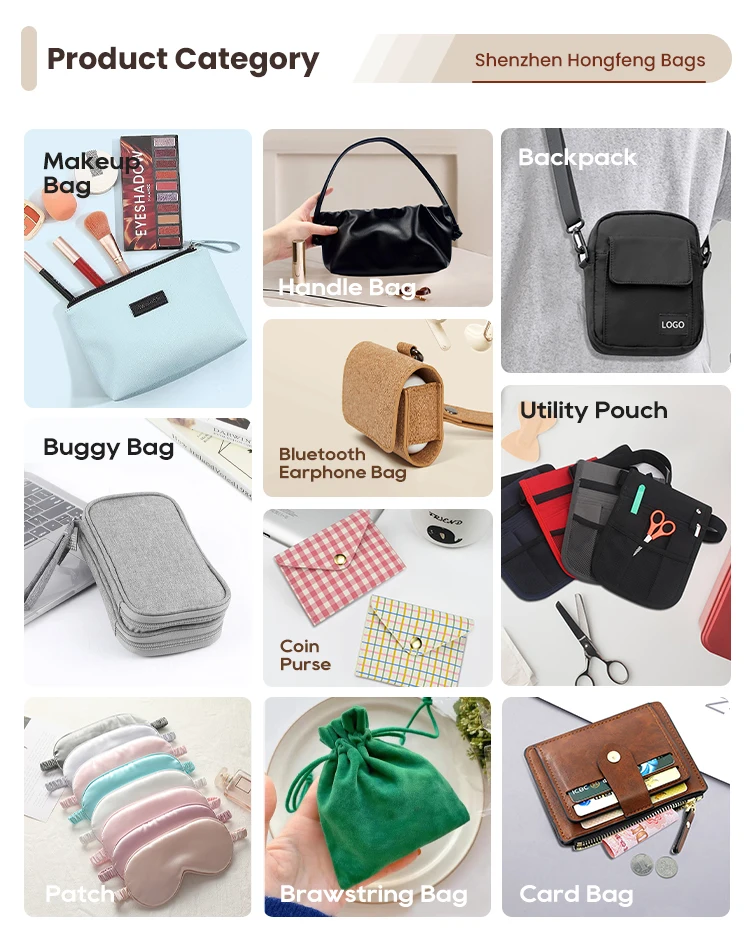 Custom Quality Portable Handled Zipper Cosmetic Coin Purse Bags Mini Handbags For Women