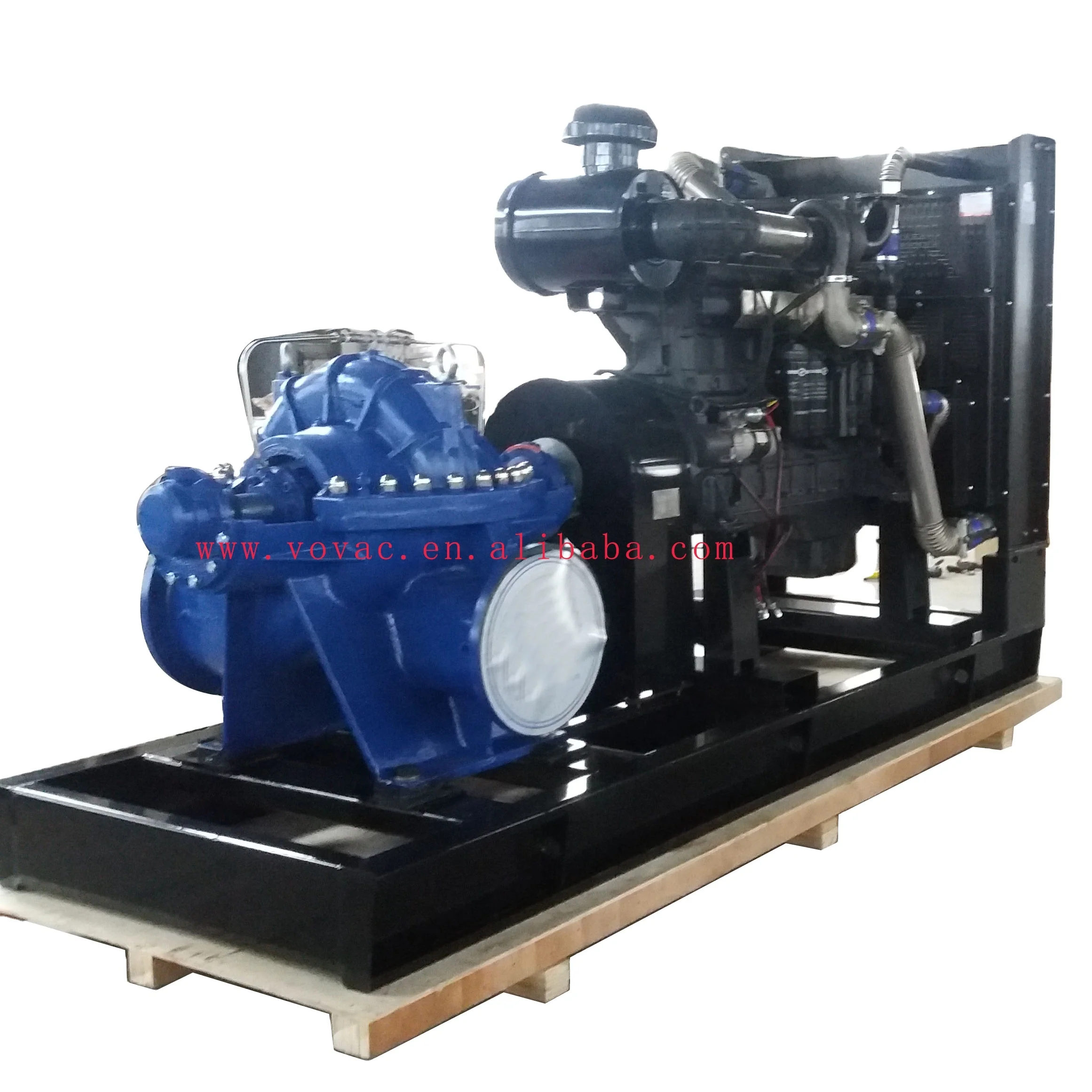 Factory sales  12 inch 14 inch high flow and high efficiency double suction fixed or mobile diesel engine centrifugal water pump