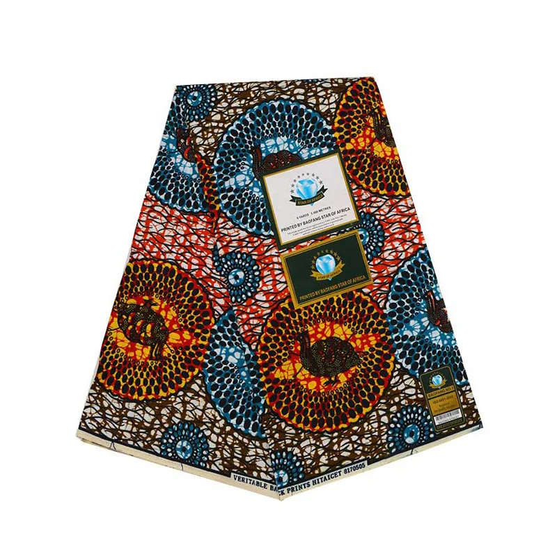 wholesale 100%polyester African national costume wax animal print polyester fabric