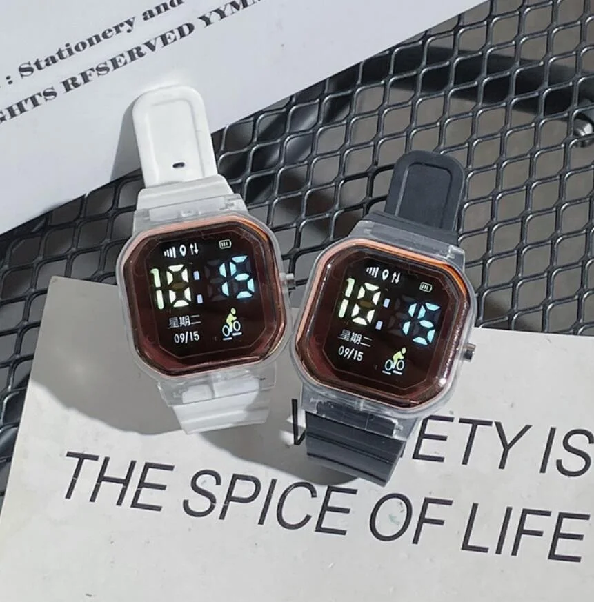 Лучшие оптовые продажи популярные светодиодные наручные часы AC010 без брендов модные электронные цифровые