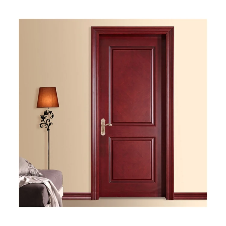 One-stop Service Cheap Steel Wood Interior Door WPC 6 Panel Bedroom Doors With Lock