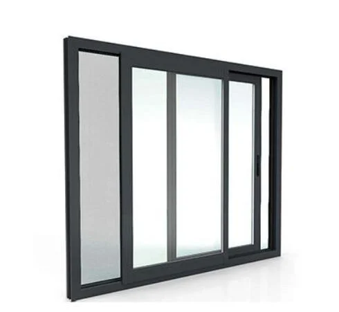 Thermal broke window aluminum sliding hurricane impact