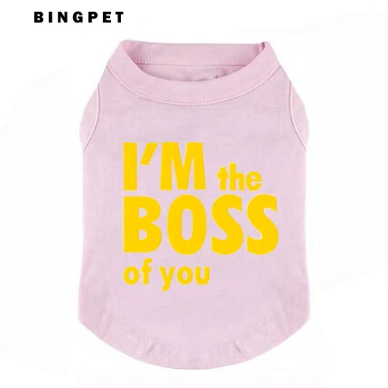 Оптовая продажа, летняя одежда для собак, модная футболка с принтом для собак, одежда для собак