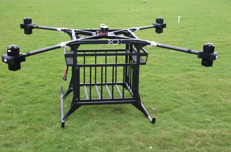 Pure electric cargo payload drone heavy lifting 80kg drone propeller