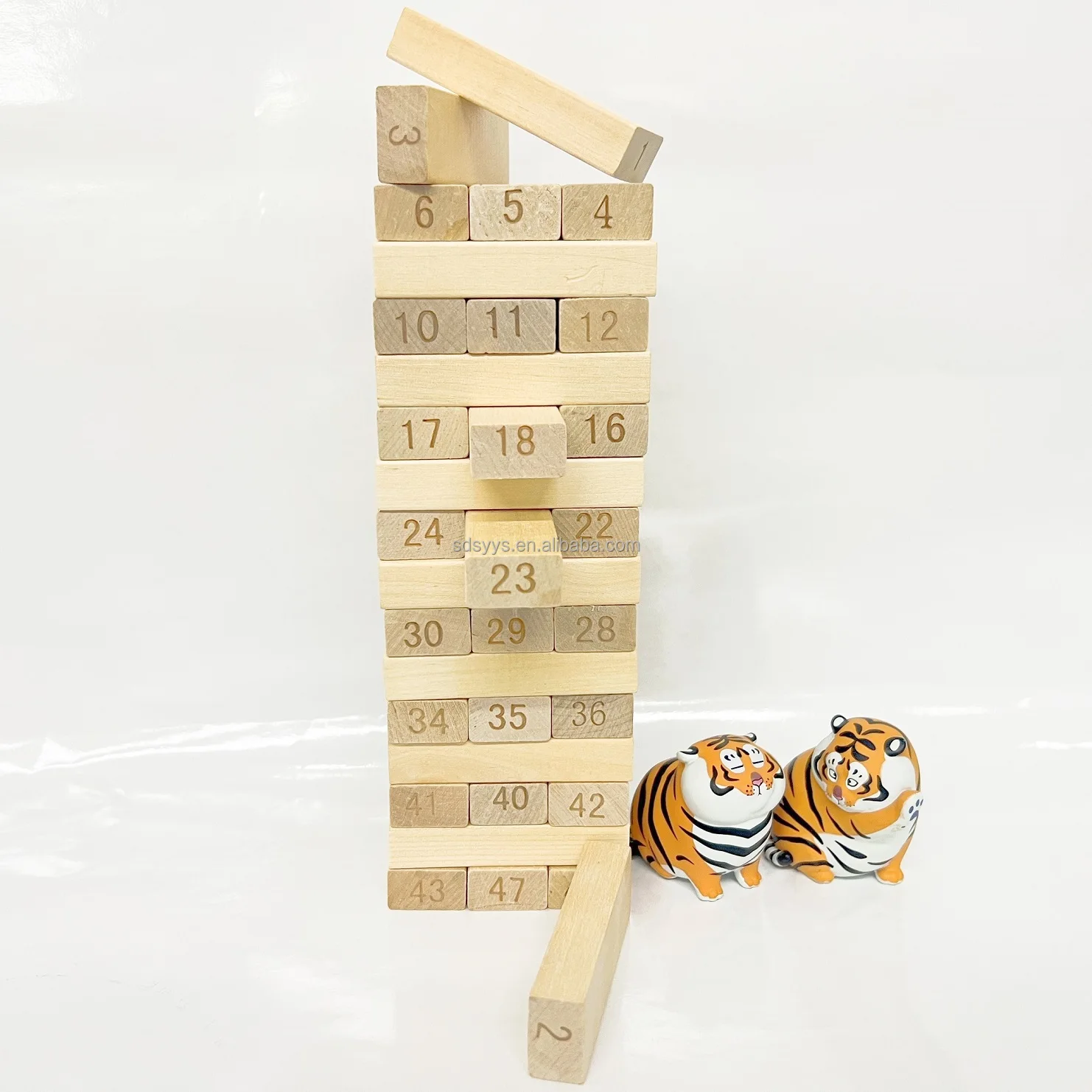 Детский Деревянный конструктор Montessori 51 шт.