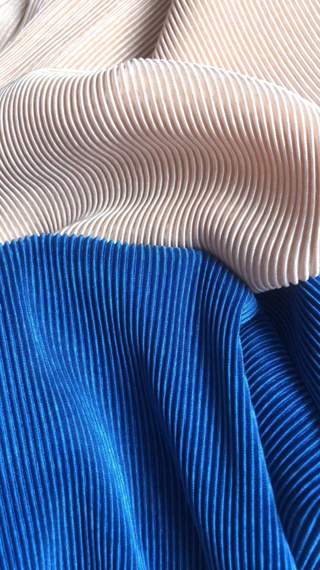 
416 pleates on fabric making machine shrink pleating machine 