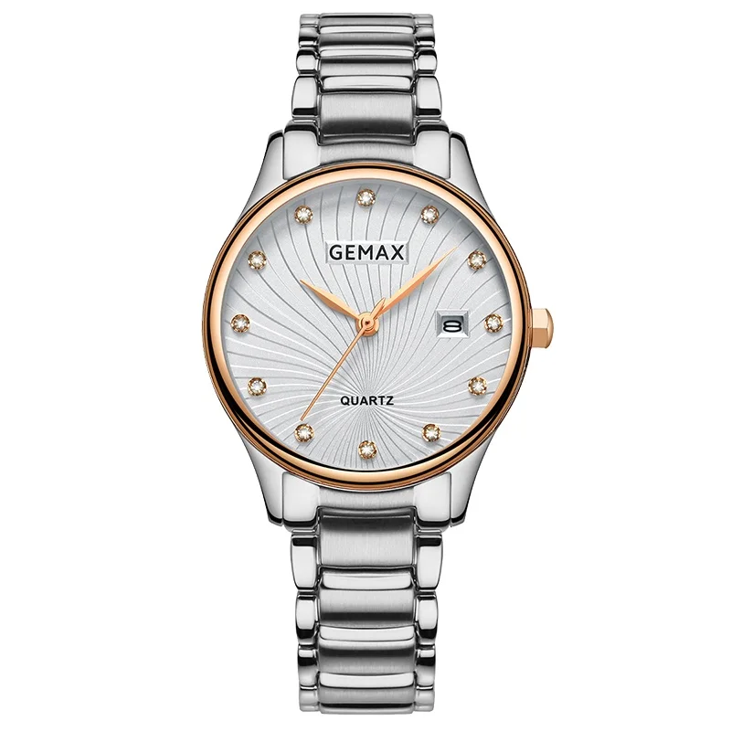 Custom diamond women watch and bracelet sets gift set watches with bracelet