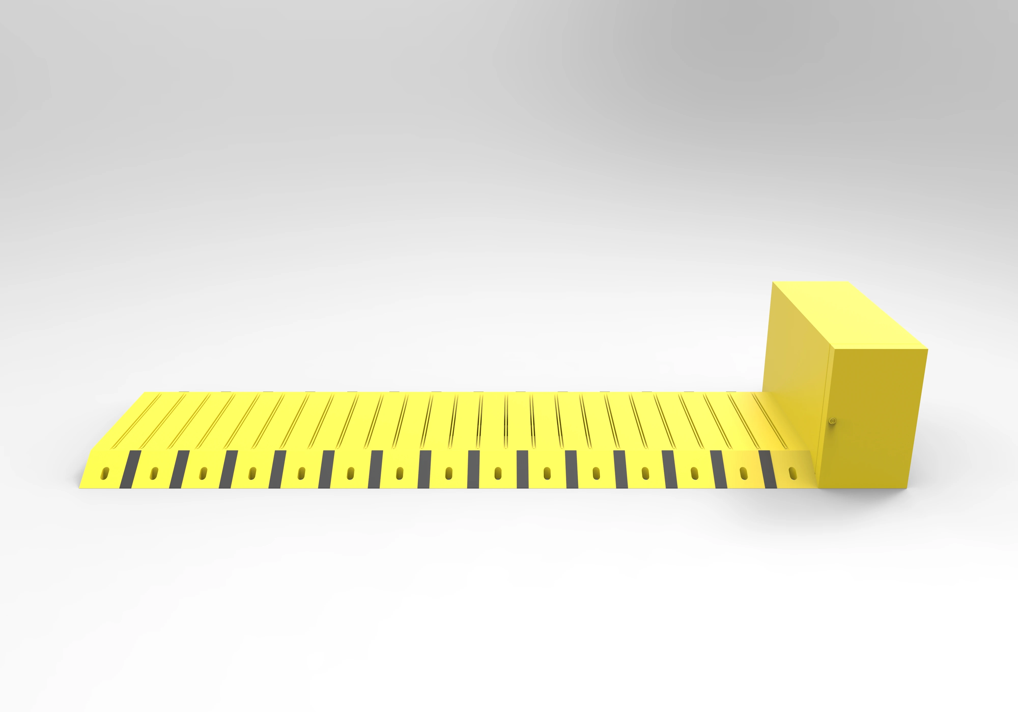 A3 steel traffic road tyre killer with spikes full automatic remote control for parking lot