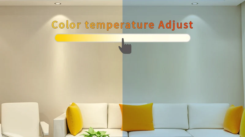 Laimi 4-зонный ССТ регулируемая Сенсорная панель дистанционный настенный контроллер цветовая температура Яркость Диммер для светодиодной ленты