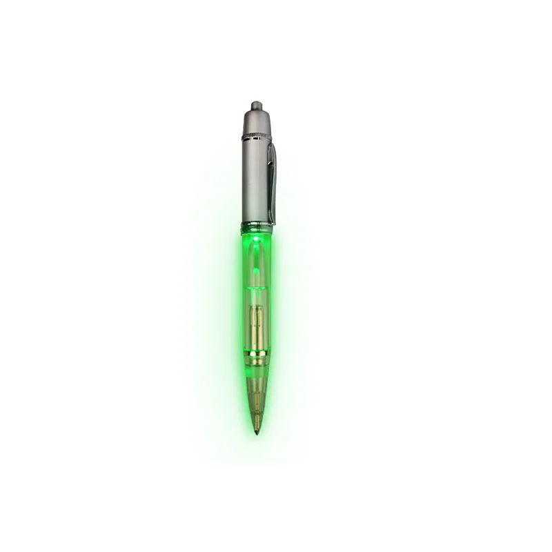 LED light up pen plastic lighting ballpoint pen for writing and read in darkness night