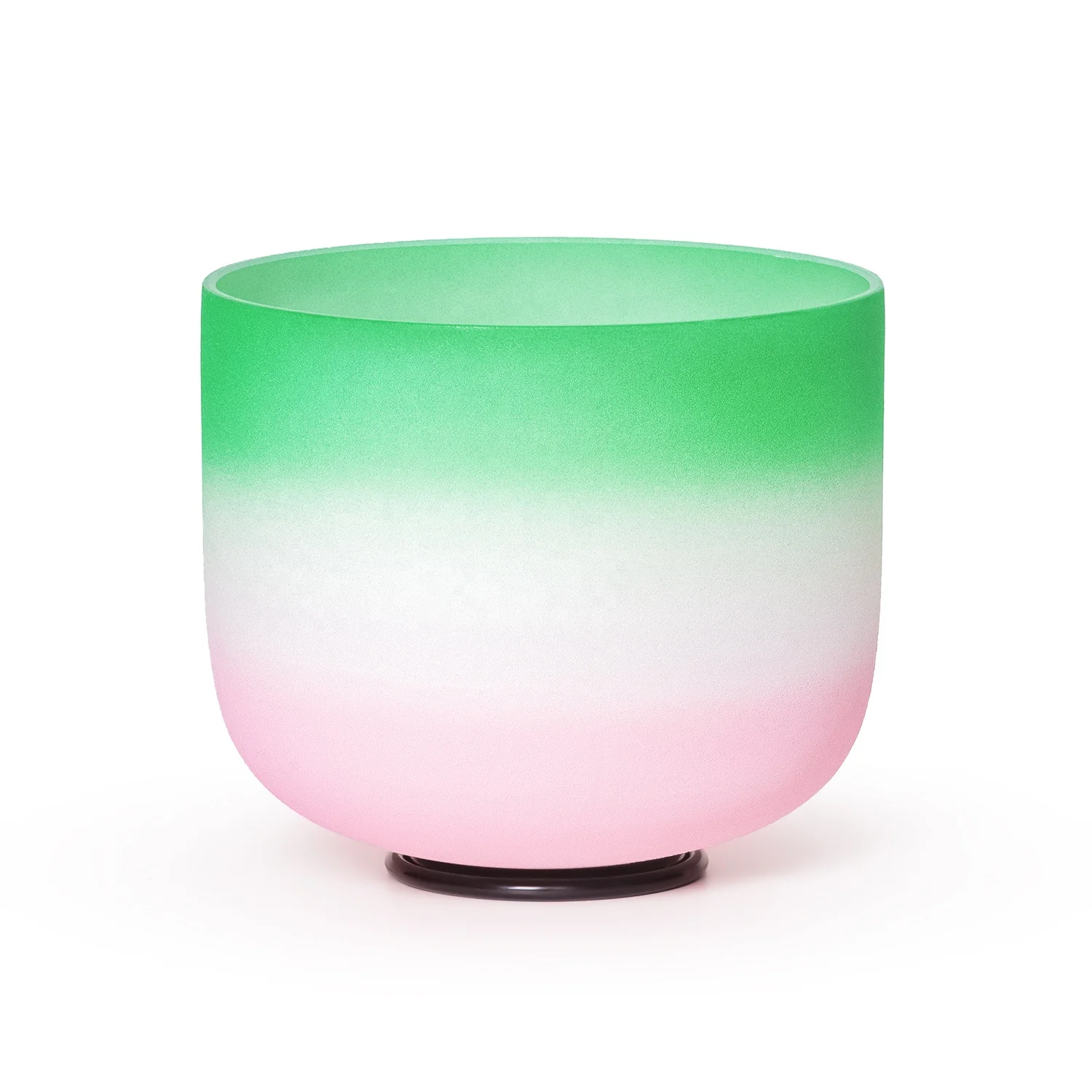 Colored Quartz Singing Bowl Customized Size And Note Color Crystal Glass Singing Bowl