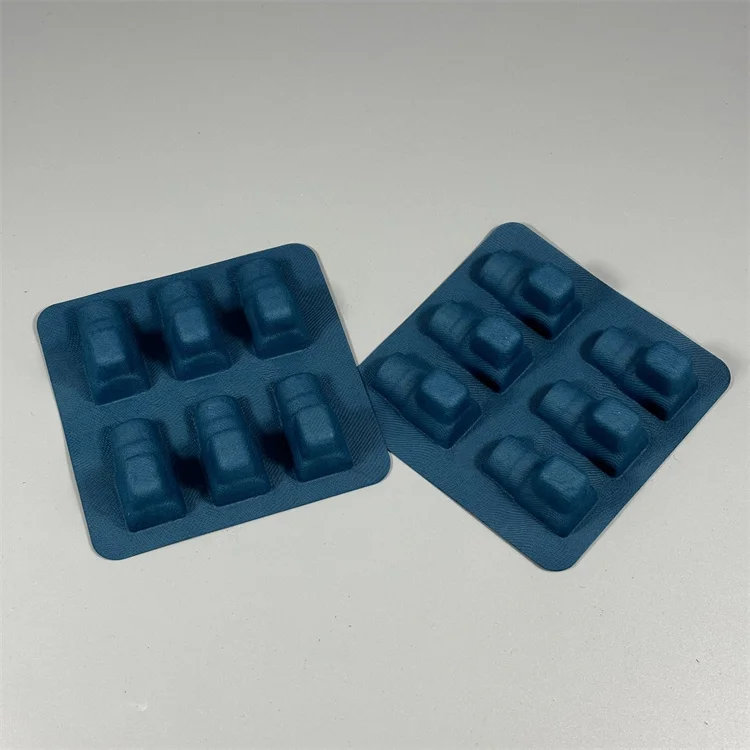 BonitoPak Biodegradable Wet Press Molded Pulp Inserts Packaging Tray for Cosmetics