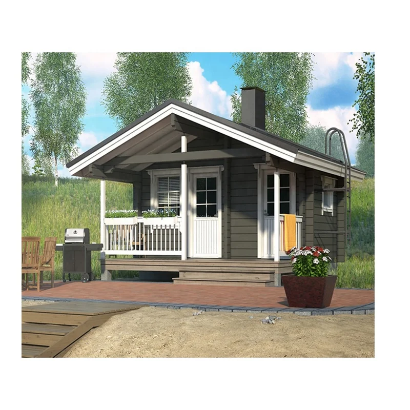 Luxurious Cabins House Wood Prefabricated  Tiny Wood Homes