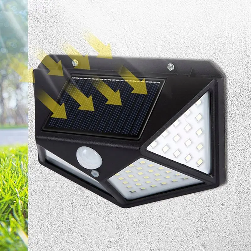 Blueswift Solar Light Outdoor 6V Smd Motion Sensor Lmpara De Pared Solar Wall Garden Lights