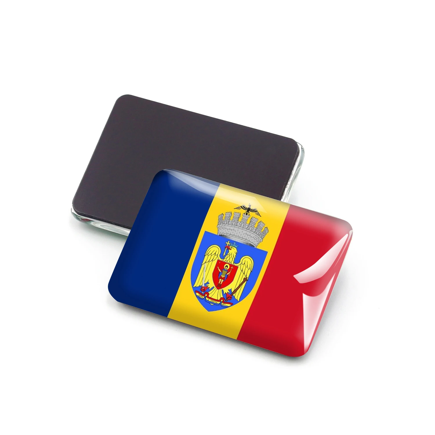 High Quality Customised Magnetic Keychain Fridge Magnete Del Frigorifero Souvenir Romania