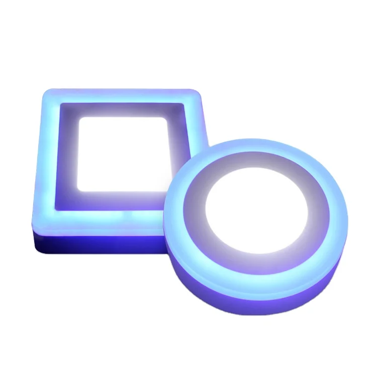 ceiling decorative lighting energy saving double color led panel light dimmable