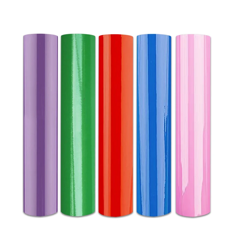 Outdoor Signboard Material Glossy Matte Color Roll PVC Film Self Adhesive Permanent Sticker Cutting Vinyl For Cutter Plotter