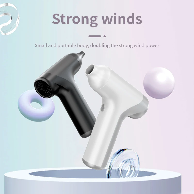 Portable Powerful High Speed Turbo Air Blower Portable Rechargeable Electric Fan Violent Jet Fan With Battery For Drying