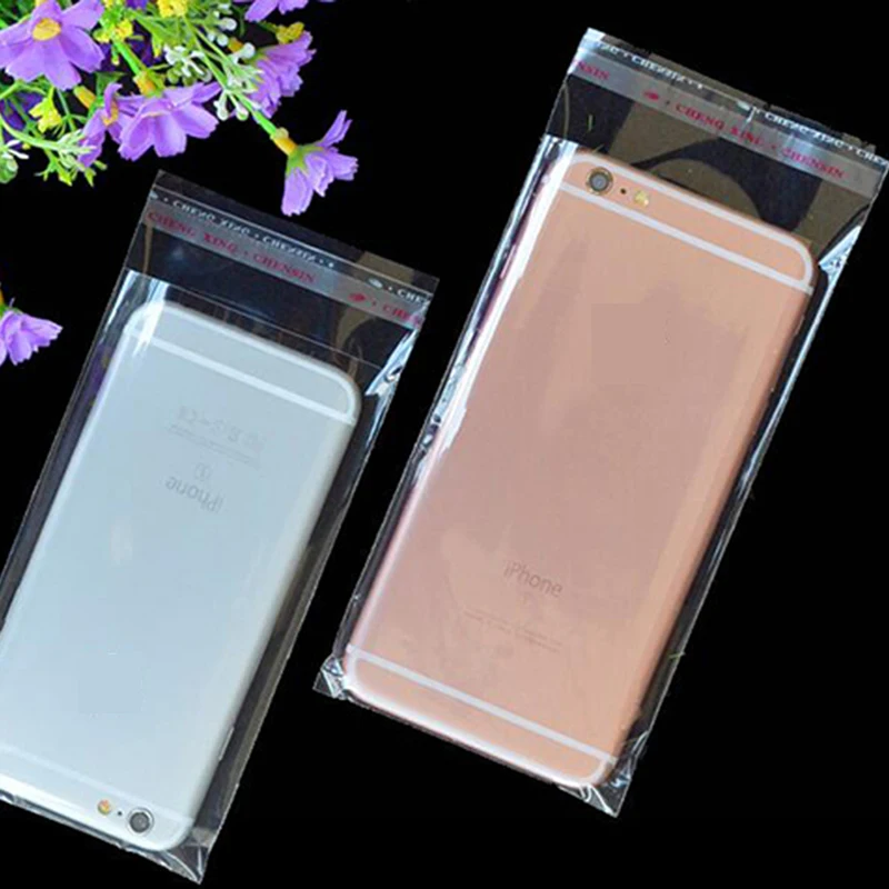 Customized OPP Self Adhesive Seal clear Plastic Bags Cellophane Packaging Transparent Pouch