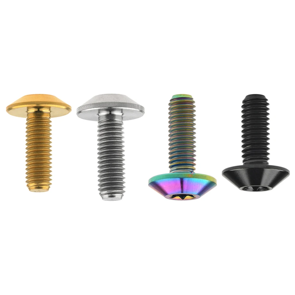 Custom M6 Color Titanium Rc Self Tapping Allen Torx Hex Screw Bolt M3 M5 M6 Flat Countersunk Motorcycle Titanium Screw