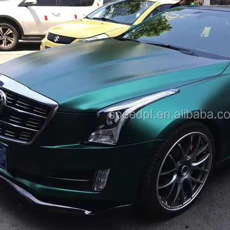 Высококачественная высокая эластичная Защита от царапин 1 52*18 м матовая металлическая черная Нефритовая зеленая виниловая пленка для автомобиля