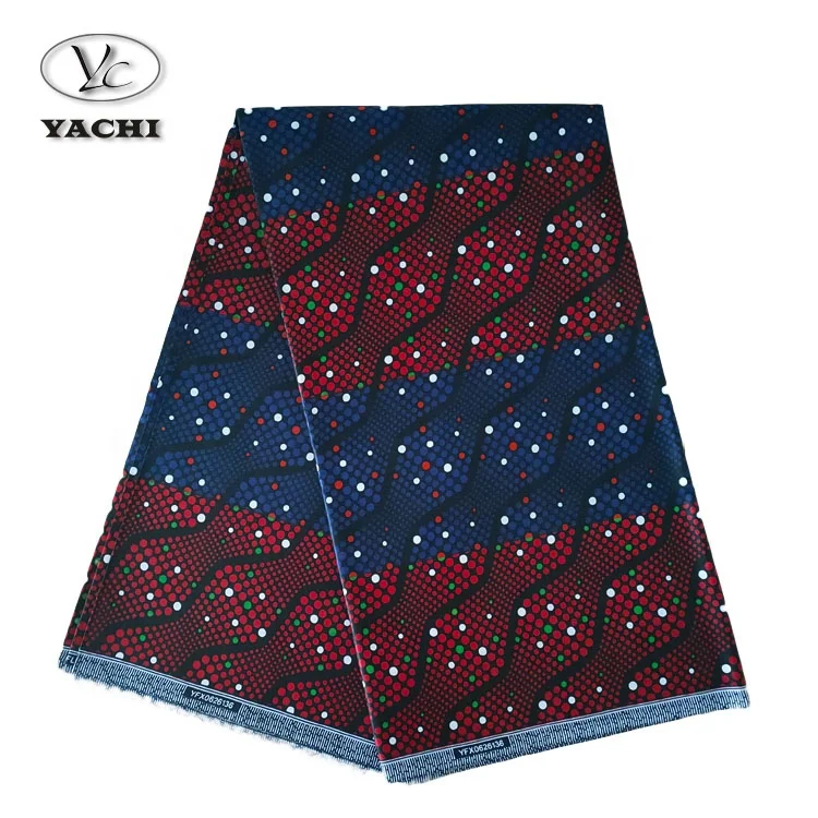 High Quality 100% Cotton Ankara Fabric African Wax Print for Dresses T-Shirts