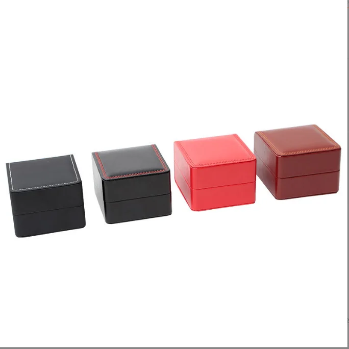 Коробка для часов из искусственной кожи с откидной крышкой коробка хранения ювелирных изделий Упаковочная подарочная