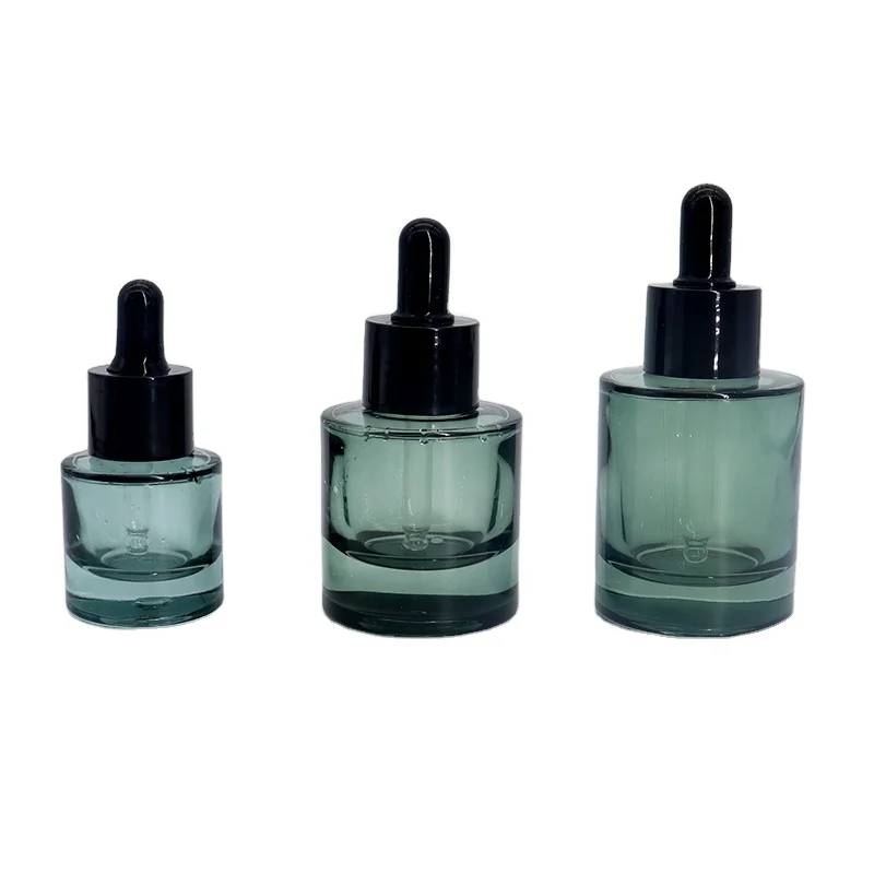 15ML dark green light-avoiding dropper bottle essential oil serum DIY high-grade dispensing empty bottle