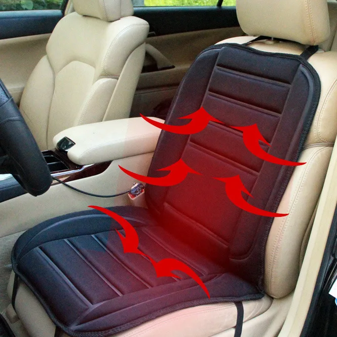 Car Interior Accessories Universal Five Seats Winter Warm Car Seat Cushion 12v Electronic Heating System Heated Car Seat Covers