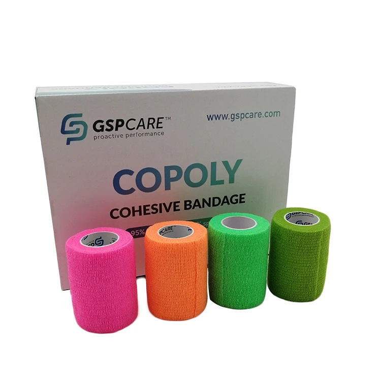 
7.5cm*4.5m cheap non woven latex free vet cohesive wrap bandage 