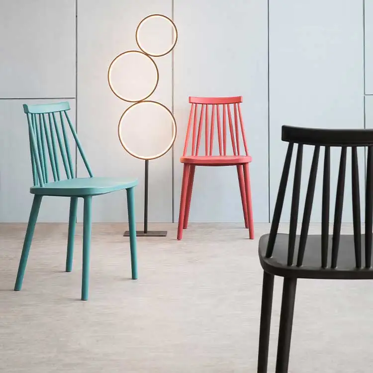 
Hard plastic lounge modern loung armless Home Furniture Italy Design dinner chair 